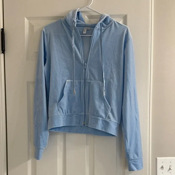 David’s Bridal “bride” velour zip up hoodie - Picture 1 of 3